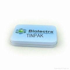 small rectangular card holder tins with high quality