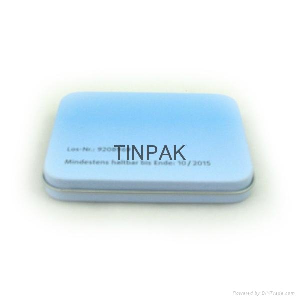 small rectangular card holder tins with high quality 3