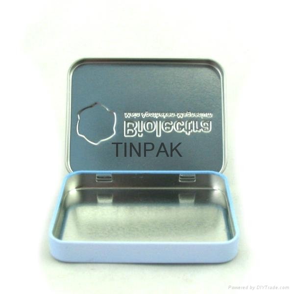 small rectangular card holder tins with high quality 5