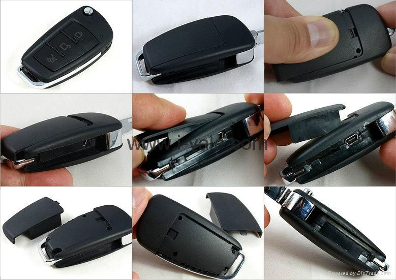 2015 newest car key hidden camera mini camera spy camera 3