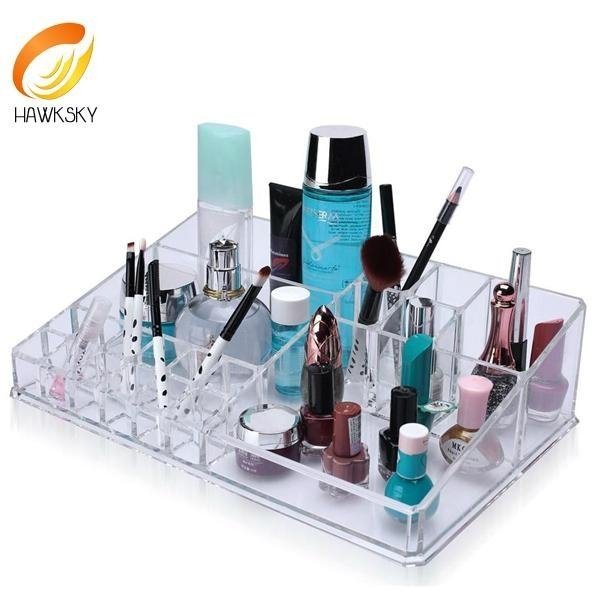 Acrylic makeup drawers clear makeup organizer acrylic storage wholesale  2