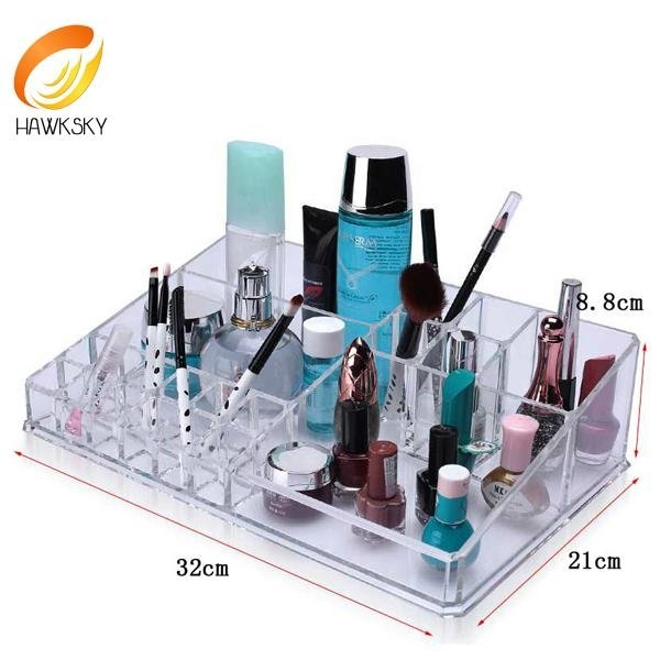 Acrylic makeup drawers clear makeup organizer acrylic storage wholesale  4
