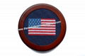 American Flag Needlepoint Coaster