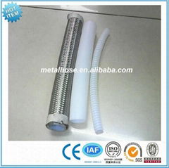 PTFE lined with stainless steel outer braided teflon hose