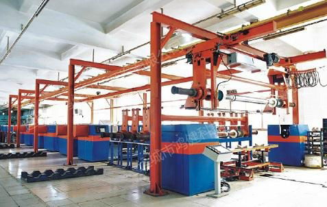 Electroplating production line
