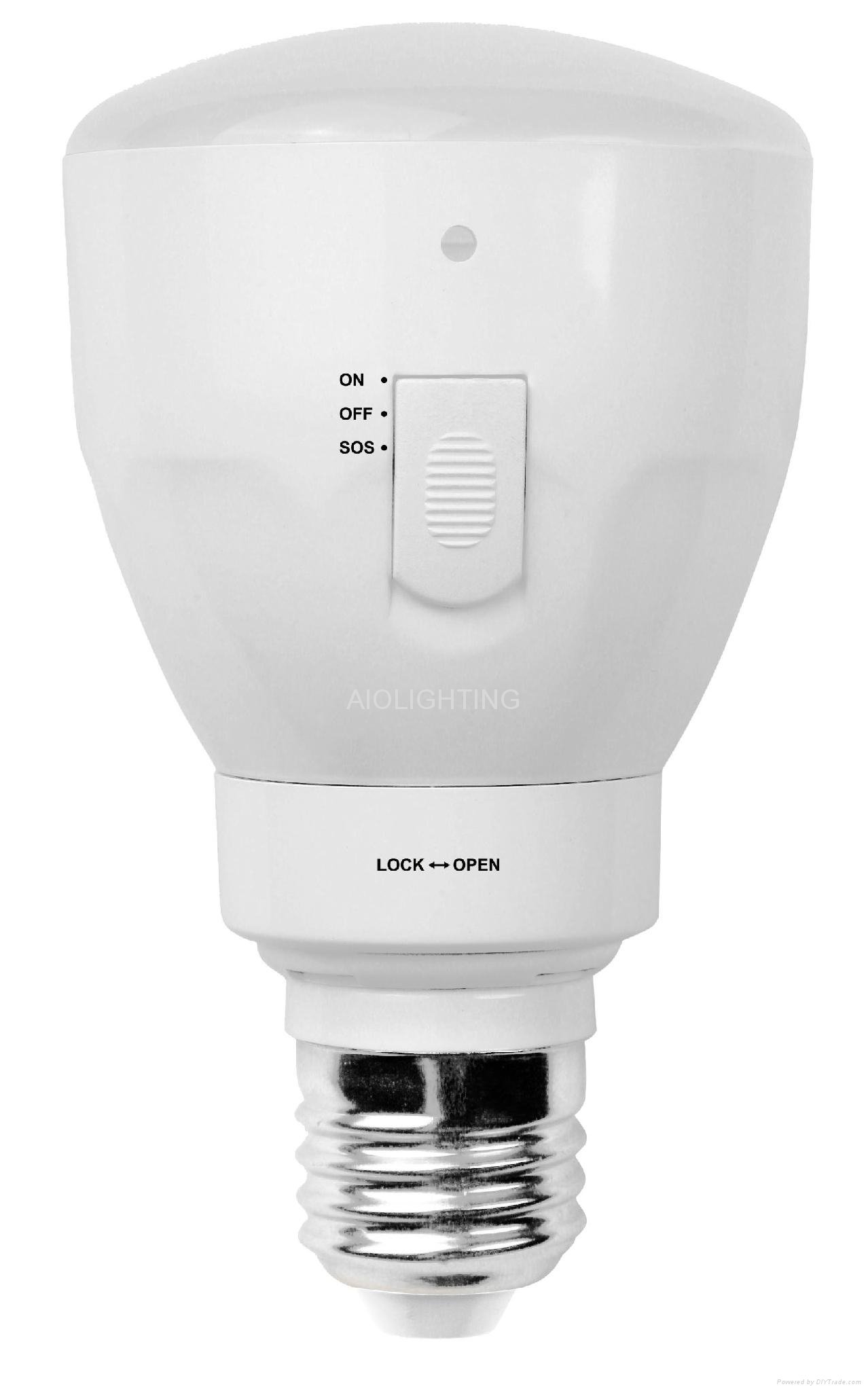 AIOLIGHTING 4W led bulb Smart emergency led light intelligent emergency light