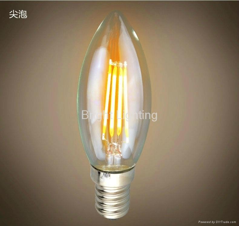 3 years warranty LED filament bulb with CE ROHS SAA　TUV 2