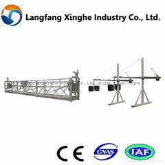 swing steel wire rope suspended platform 