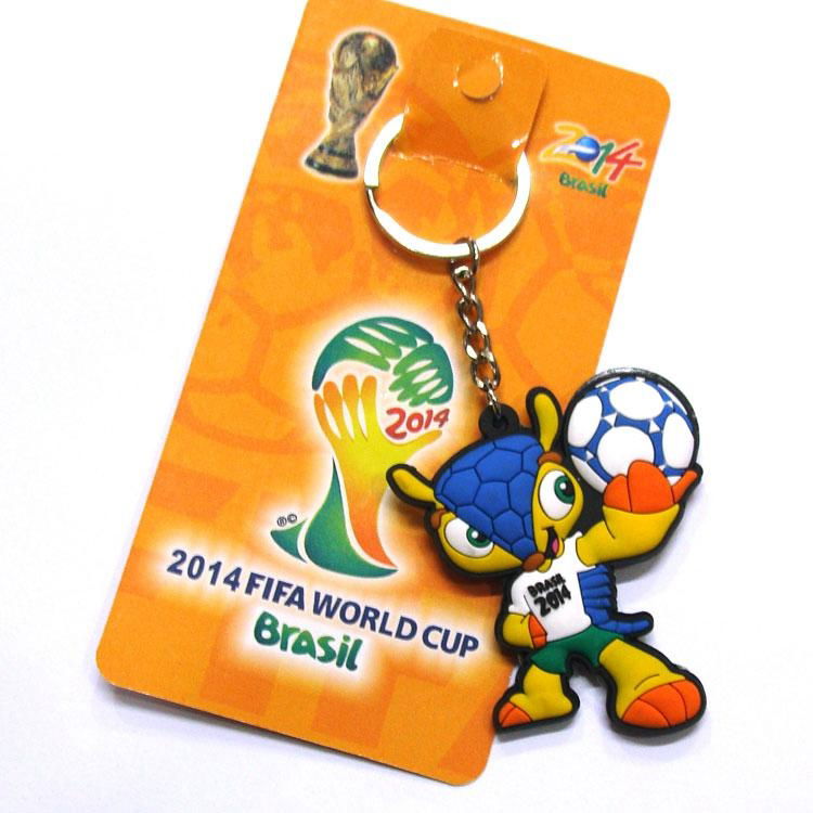 Hot Selling Promotion Key Chains for Football Fans 5