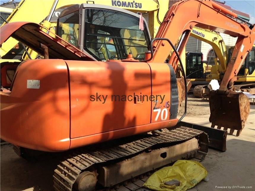 used hitachi ZX70 excavator with good conndition