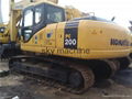 used komatsu pc200-7 excavator