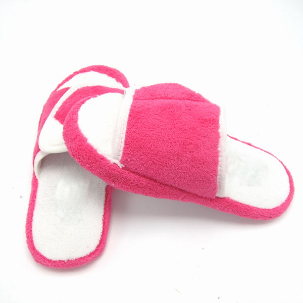 magic tape upper coral fleece insole for women indoor warm soft slippers  3