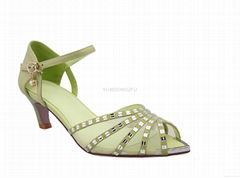 Lady sandals Leather shoes