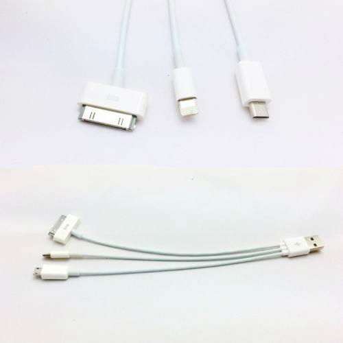  Micro USB Lightning Charging Cable 