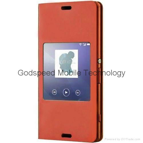 OEM Sony SCR26 Cover Wallet Style Sony Xperia Z3 Compact Mobile Phone Case