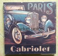 retro car wooden art display 2