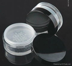 80gram plastic cosmetic power  sifter   jar 