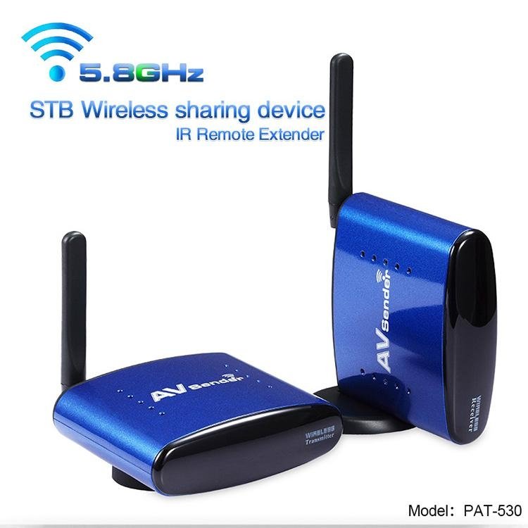 PAKITE PAT-530  Wireless AV Sender TV Signal Transmitter With IR 