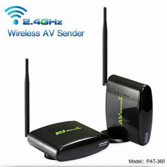 PAKITE PAT-360 2.4GHz Wireless AV Sender with 350M transmission