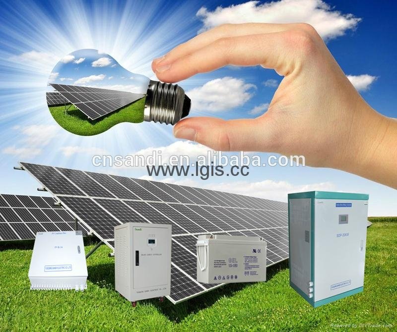 Three phase pure sine wave hybrid solar power inverter 30kw with charger 4