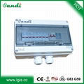 1-24 strings input solar junction box/PV combiner box with breaker, SPD lighting