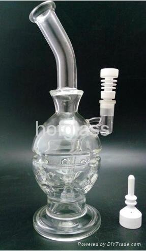 2015 New Arrival Glass Faberge Egg water pipes glass bongs