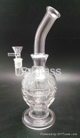 2015 New Arrival Glass Faberge Egg water pipes glass bongs 2
