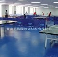 青岛乒乓球PVC运动塑胶地板 4