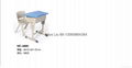 (HC-4805)Children school plastic study table and chair set 1