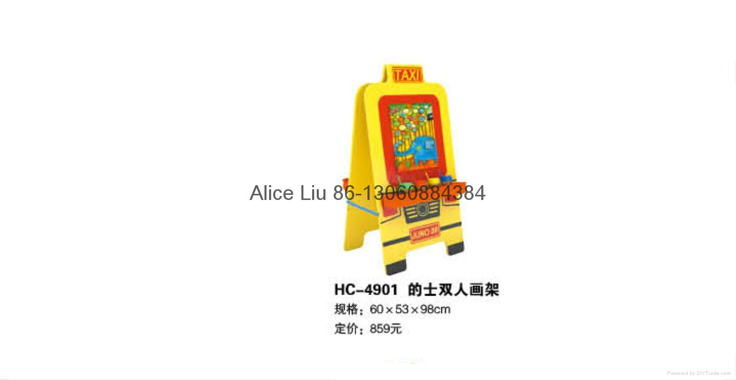 (HC-4901)Taxi double kids easel