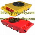 Load moving skates applied on moving heavy duty loads easily 2