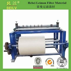 Filter paper slitting machine SP1320 overflow