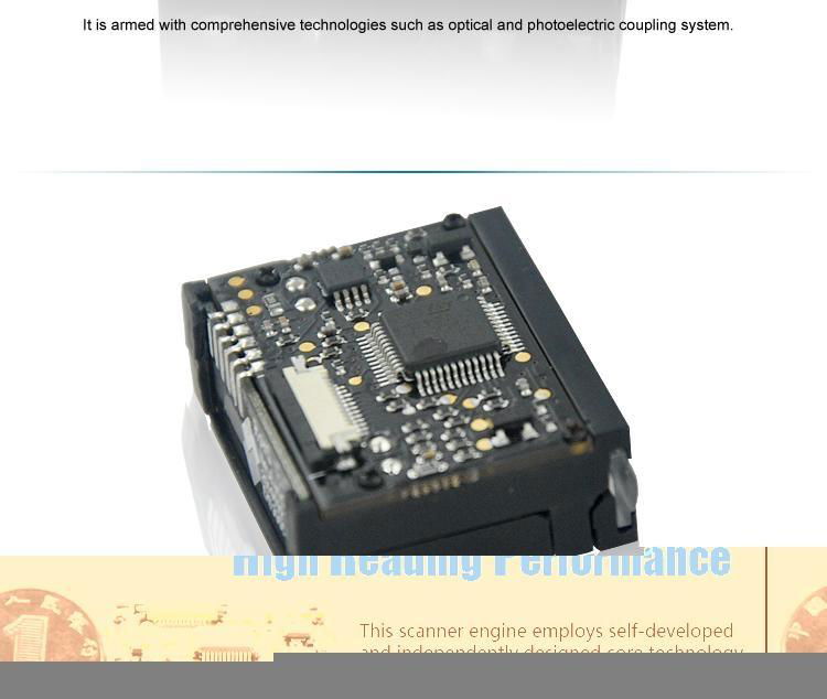 3.3V RS232 TTL Barcode Scanner module 2