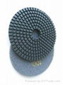 Wet polishing pads