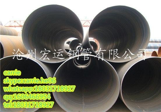 din en 10220 high-strength spiral welded steel pipe/tube 2