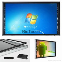 Riotouch 65" 10 Points 4K UHD LED Touch Screen Monitor Classroom LED Smart Board