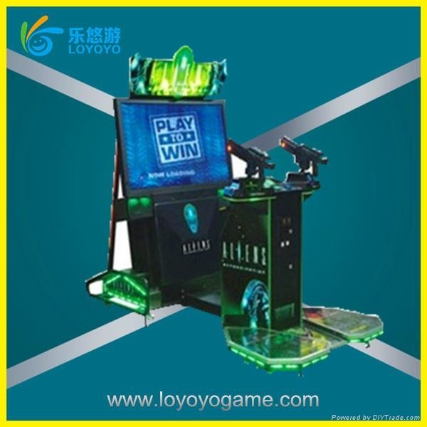 Aliens 42" LCD best sale cheap arcade machine shooting gun machine game machine 