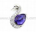 925 Sterling Silver Heart Shape Charms Pendants 4