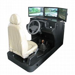 3 screen driving simulator for driving