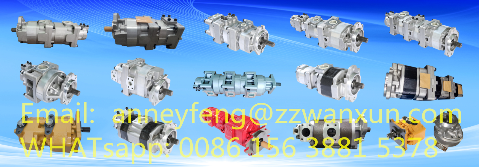 One year warranty, OEM komatsu gear pump 705-58-44050 for bulldozer D375 4