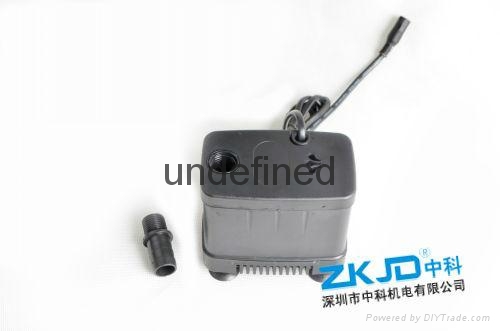 24V小型家用景观喷泉水冷直流循环潜水泵 3