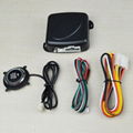 12V Auto Engine push button keyless entry system with start-stop car alarm 