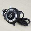 12V Auto Engine push button keyless entry system with start-stop car alarm 