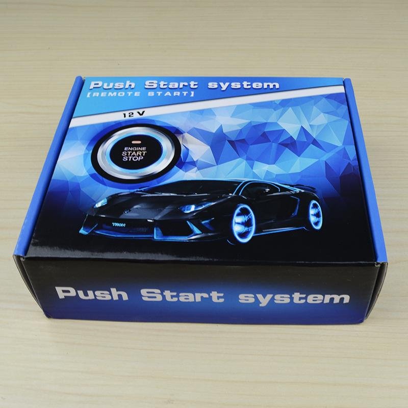 9pcs Universal 12V Car Alarm System Anti-theft Remote Central Kit Audible Visual 5