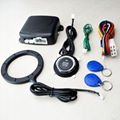 12V Auto Car Alarm Engine Push Button RFID Lock Ignition Starter Keyless Entry