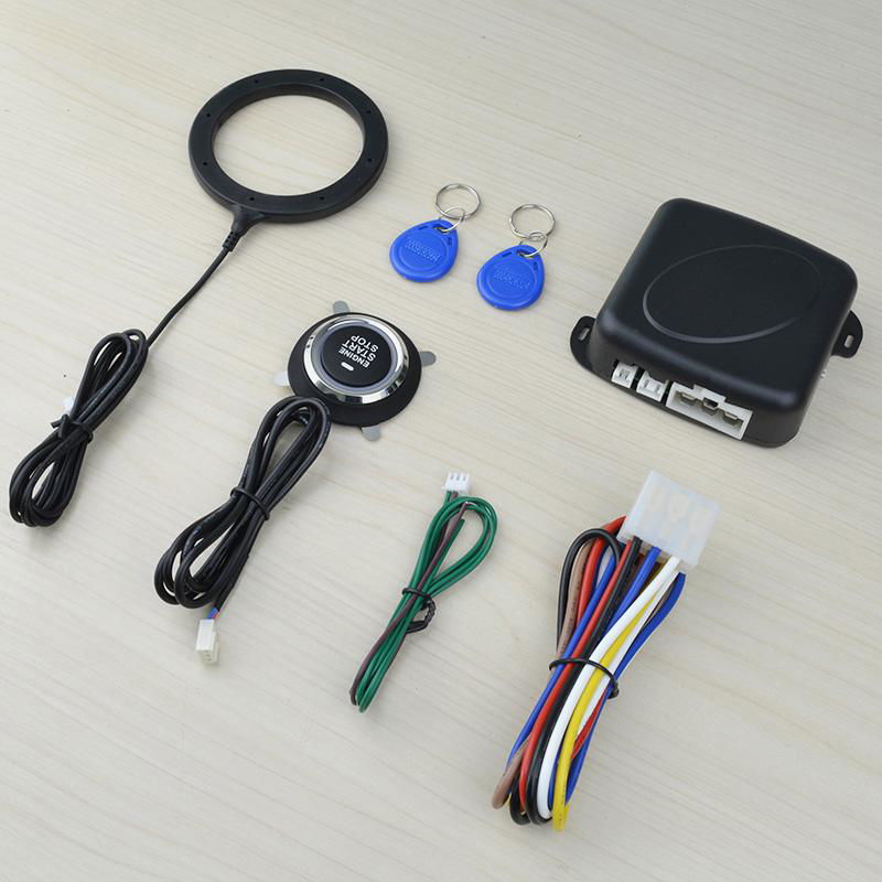 12V Auto Car Alarm Engine Push Button RFID Lock Ignition Starter Keyless Entry 3