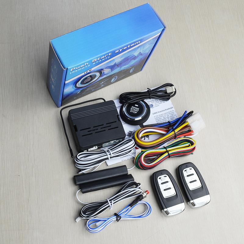 Car  Keyless Entry Remote Control Push Button Start 12V Alarm System 3