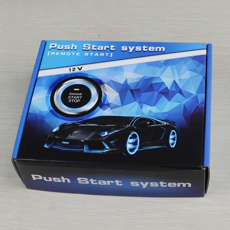 12V Auto Car Engine Push Button RFID Lock Starter Keyless Entry Alarm System 5