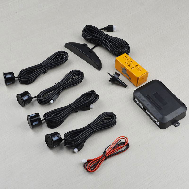 Car Auto Parking Sensor with 4 Sensors Reverse Backup Car Parking Radar System 4