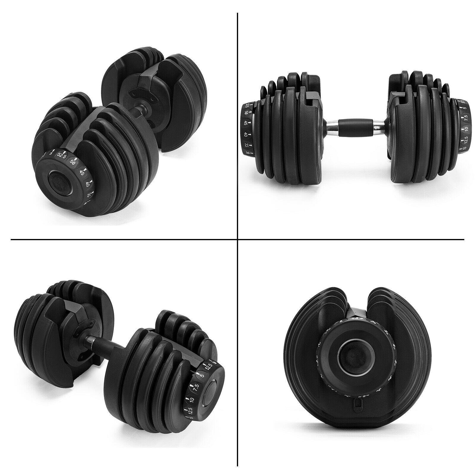 Adjustable Dumbbells Syncs Dumbbell Muscle Workout Kit Home Fitness 552 Strength